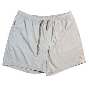 Salt Life Live Salty Mens XXL Gray Swim Trunks Board Shorts Marlin Logo 6 Inseam